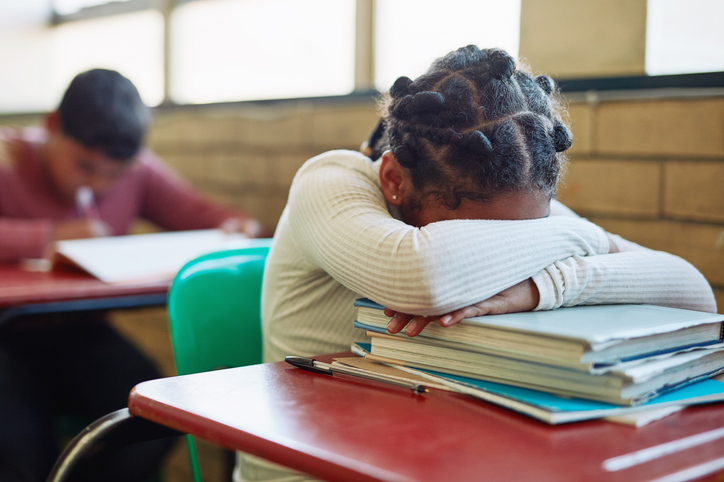 Being hungry or stressed out by poverty at home creates problems in school classrooms, including an inability to concentrate on lessons.